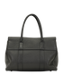 Bayswater, &pound;495, Handbags, Dark Grey, Leather, Back view